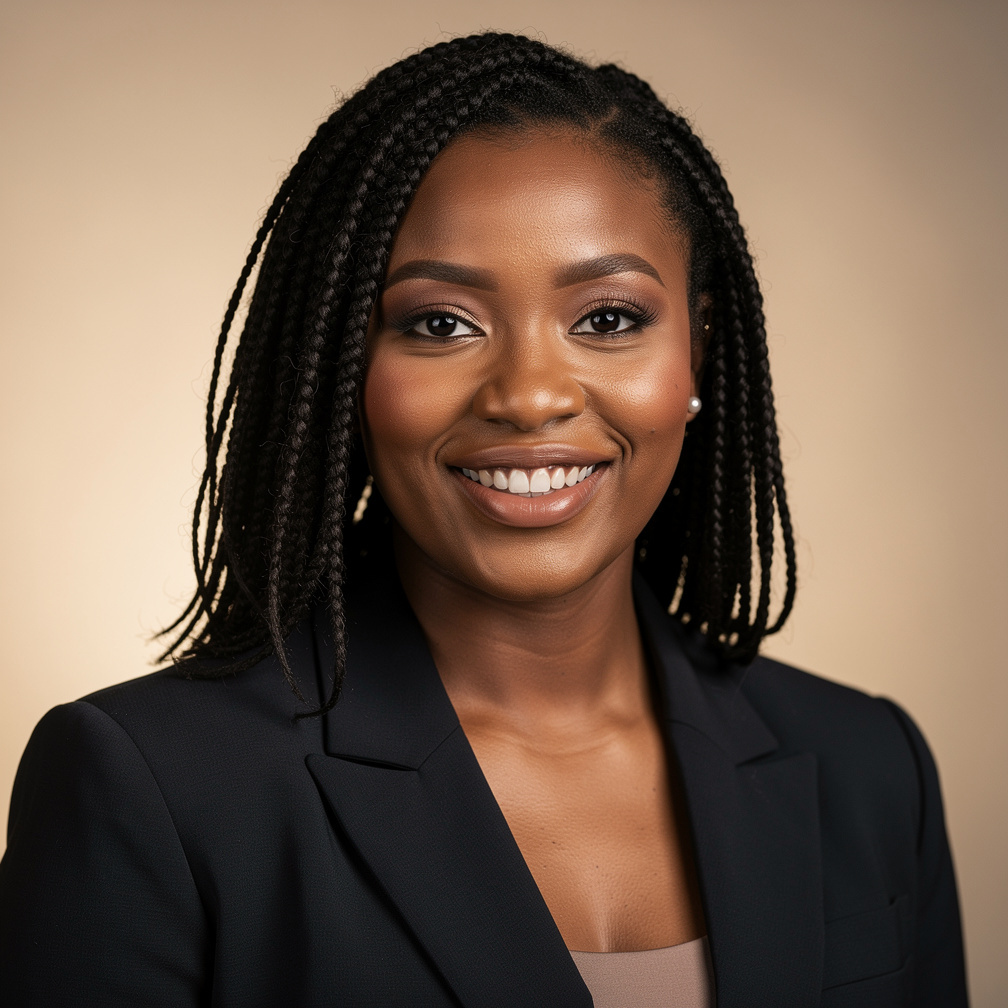 Portrait of a Black woman studio producer